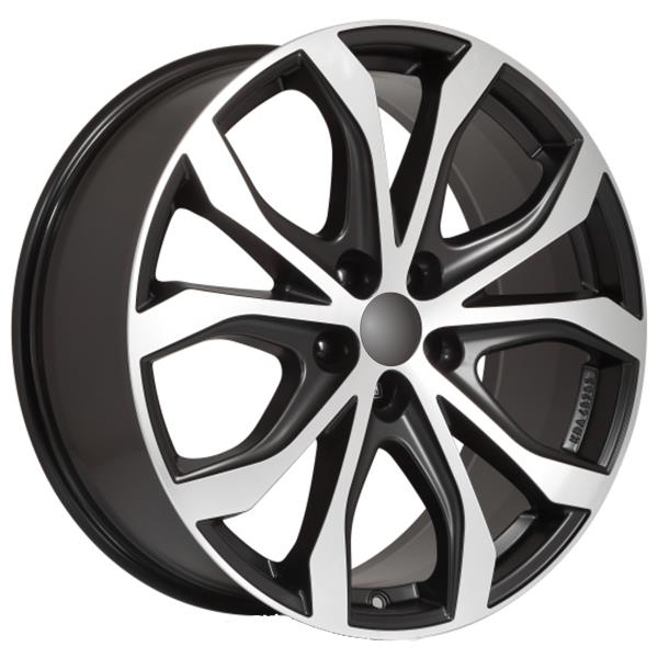 Alutec W10X racing-black frontpolished 8,5x19 5x108 ET40 CB63,4 60° 800 kg W10X-85940F53-5