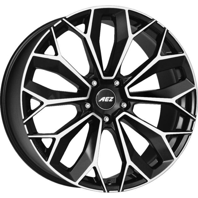 AEZ Leipzig dark Black/polished 10,5x21 5x112 ET43 CB66,6 60° 1045 kg ALE1R8BP43E