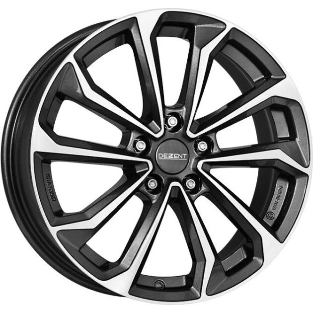 Dezent KS dark Gunmetal/polished 6,5x16 5x114.3 ET40 CB67,1 60° 670 kg TKSZ0FP40E