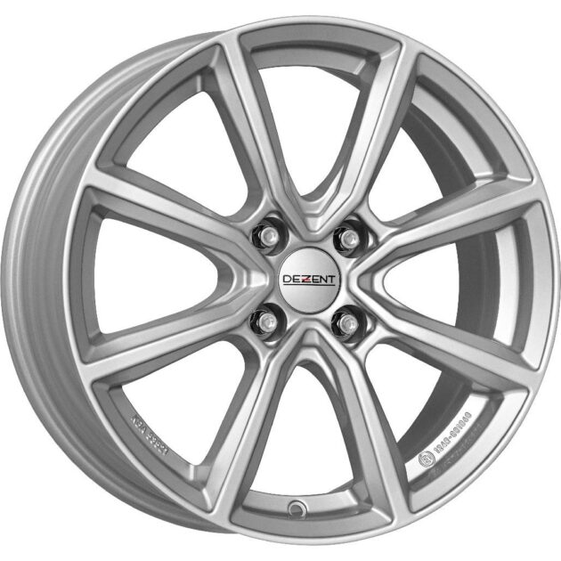 Dezent TN Silver 6,5x17 4x100 ET49 CB54,1 60° 520 kg TTN92SA49E