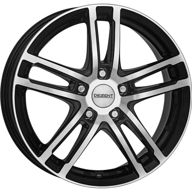 Dezent TZ dark Black/polished 8x19 5x112 ET45 CB57,1 R13 810 kg TTZ9K8BP45E