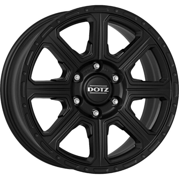 Dotz Kalahari Black matt 8x18 6x139.7 ET20 CB106,0 Flat 1150 kg OKAGDKA20