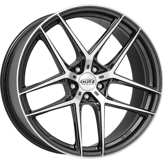 Dotz LagunaSeca dark Gunmetal/polished 9x20 5x114.3 ET34 CB71,6 60° 740 kg OLA0M0FP34