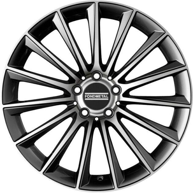 Fondmetal Aidon Glossy Titanium Machined 9,5x20 5x112 ET22 CB66,6 R14 980 kg RF08997