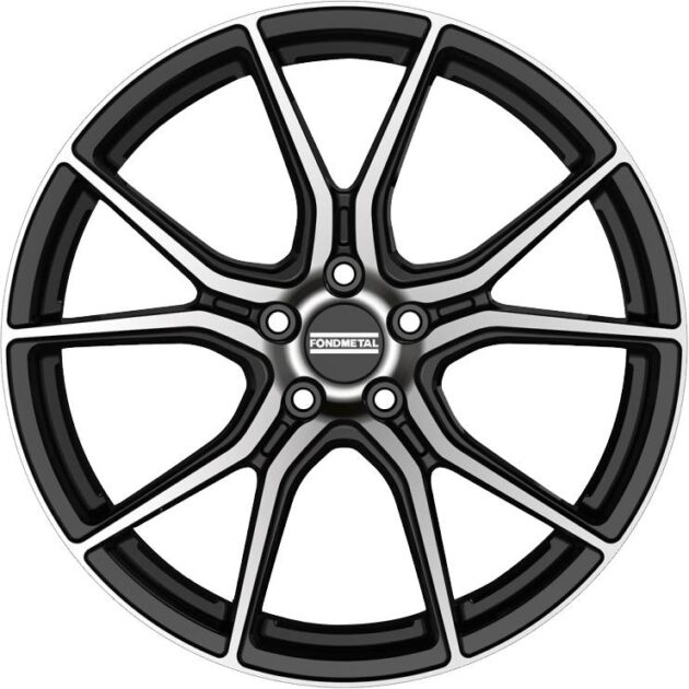 Fondmetal STC45 Glossy Black Machined 9x20 5x120 ET23 CB67,1 60° 710 kg RF15668