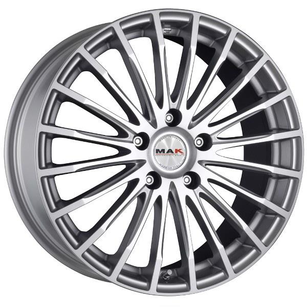 MAK Fatale Silver 8,5x19 5x112 ET48 CB57,1 60° 780 kg F8590FASI48VE2