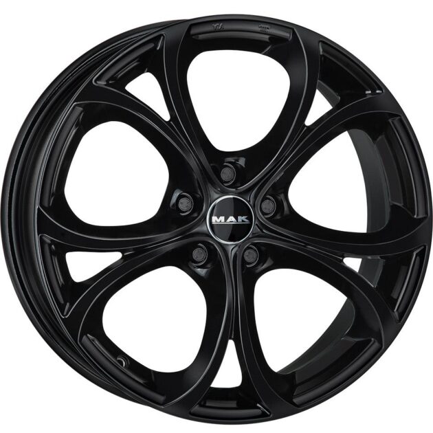 MAK Lario Gloss Black 9x20 5x110 ET44 CB65,1 60° 700 kg F9020LAGB45LG3X