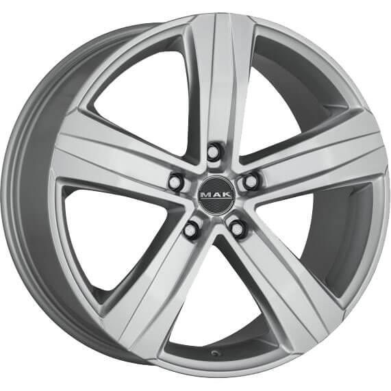 MAK Stone 5 Silver 7x17 5x108 ET46 CB65,1 Flat 900 kg F70705TSI46GGX
