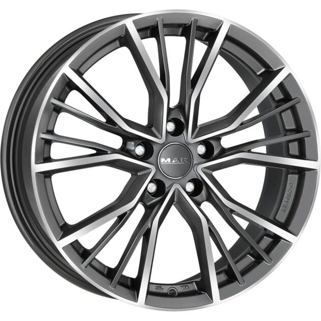 MAK Union Gun Met-Mirror Face 9,5x21 5x112 ET20 CB66,6 R14 950 kg F9521UNQM20WSX