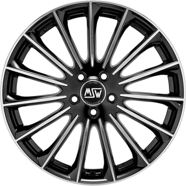 MSW 30 Gloss Black Full Polished 8,5x19 5x108 ET45 CB73,1 60° 745 kg W19306500T56