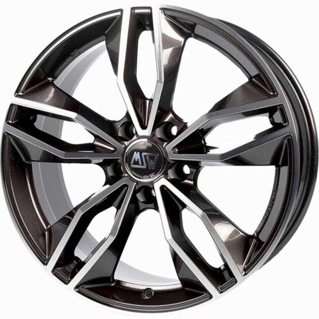 MSW 71 Gloss Dark Grey Full Polished 8,5x19 5x114.3 ET35 CB64,1 60° 745 kg W19287004TT8