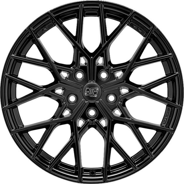 MSW 74 Gloss Black 8,5x20 5x112 ET45 CB73,1 60° 790 kg W19363505TC5