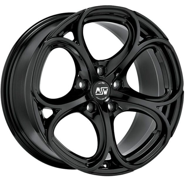 MSW 82 Gloss Black 8x18 5x110 ET35 CB65,1 60° 650 kg W19374002TC5