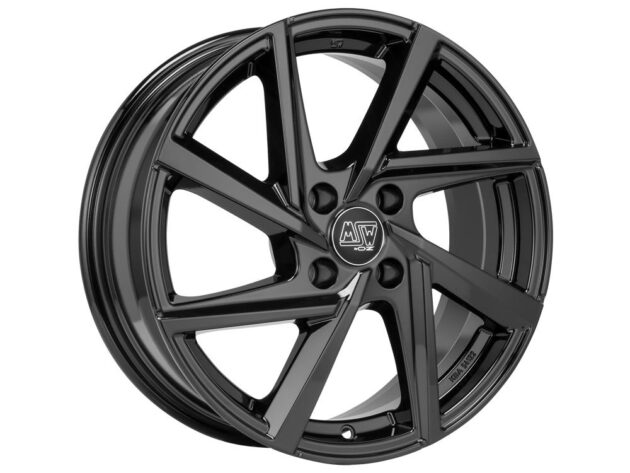 MSW 80-4 Gloss Black 6,5x16 4x98 ET35 CB58,1 60° 615 kg W19385001TC5