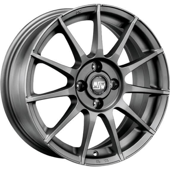 MSW 85 Matt Graphite 7x17 4x100 ET30 CB63,4 60° 625 kg W19375502TO1