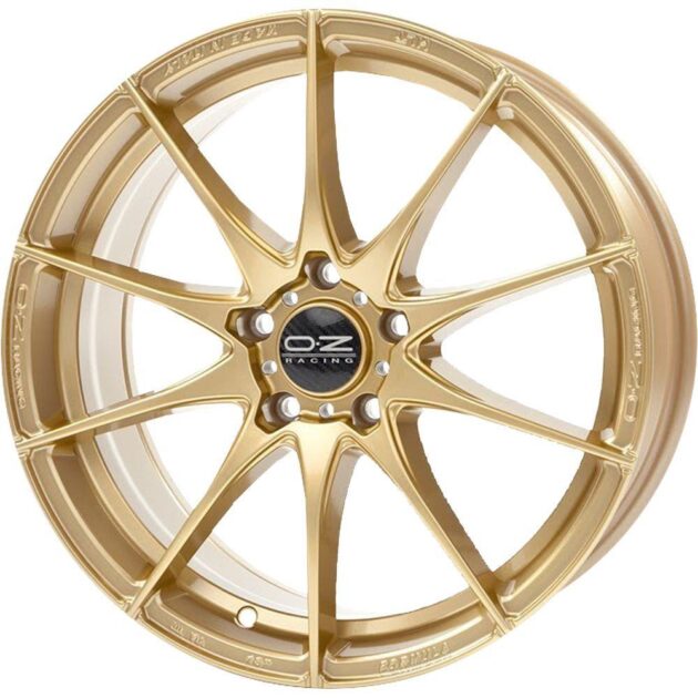 OZ Racing Formula HLT Race Gold 8x18 5x100 ET48 CB68,0 Conical 60° Tuner 60° 630 kg W0189220776