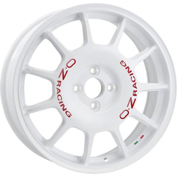 OZ Racing Leggenda Race White Red Lettering 7x17 4x100 ET37 CB68,0 60° 530 kg W01872200A33