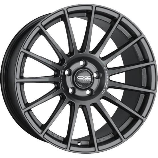 OZ Racing Superturismo Dakar Matt Graphite Silver Lettering 10x21 5x120 ET35 CB64,1 60° 750 kg W0193200346