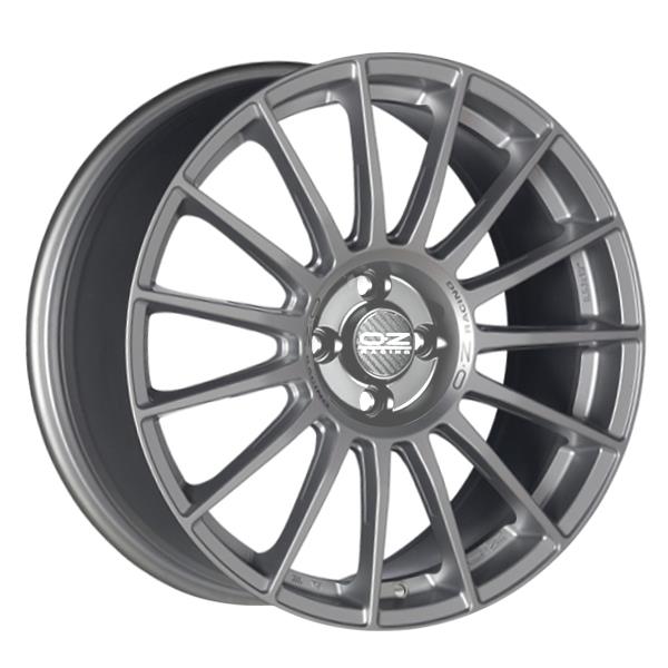 OZ Racing Superturismo LM Matt Race Silver Black Lettering 8,5x19 5x112 ET30 CB75,0 R12 725 kg W0185220219