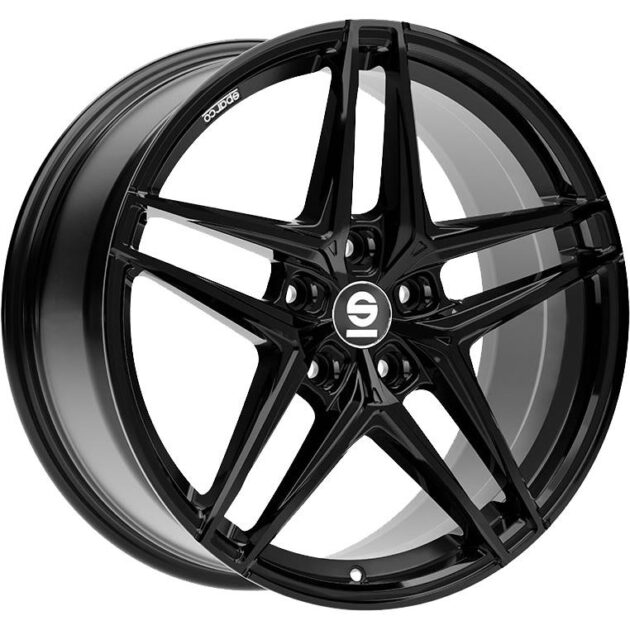 Sparco Record Gloss Black 8,5x19 5x114.3 ET50 CB73,1 60° 660 kg W29097505C5