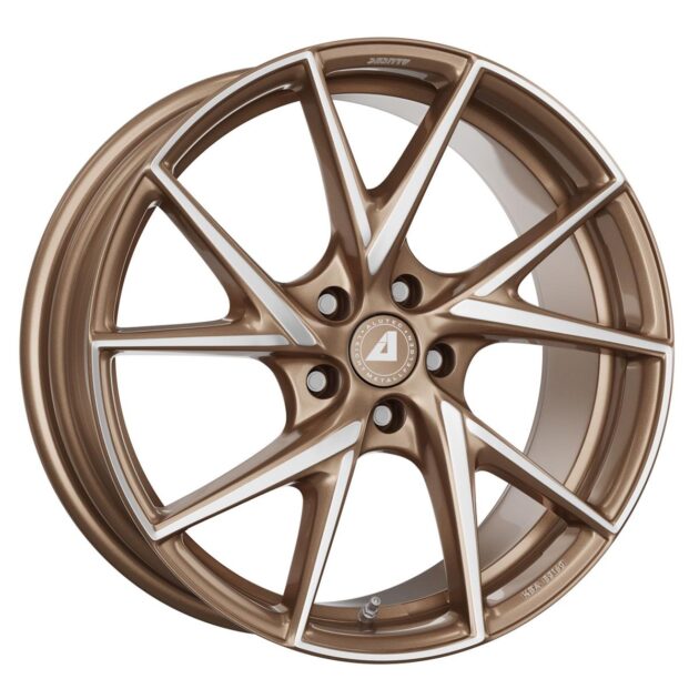 Alutec ADX.01 metallic-bronze frontpolished 7x17 5x100 ET48 CB57,1 R13 600 kg ADX1-70748V76-51