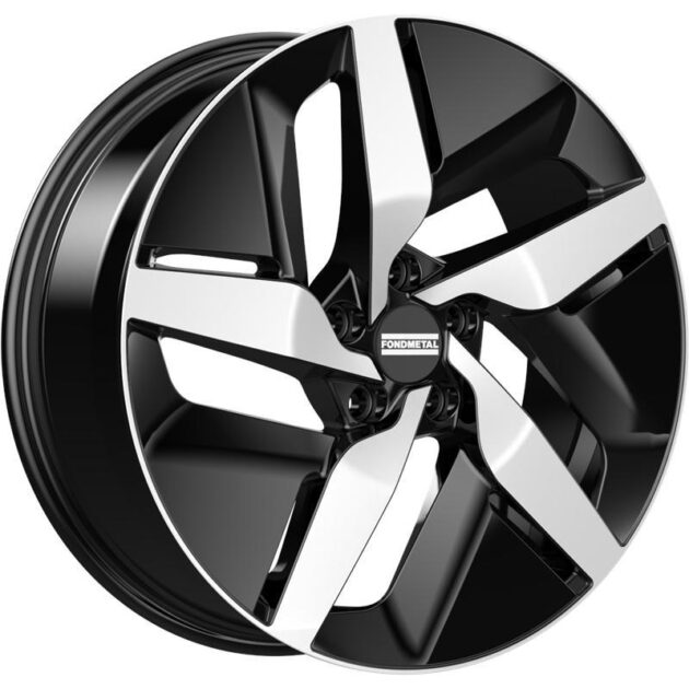 Fondmetal e-Joule Glossy Black Machined 7,5x19 5x114.3 ET40 CB66,1 60° 850 kg RF18781