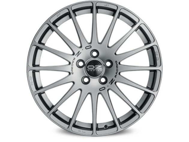 OZ Racing Superturismo GT Grigio Corsa Black Lettering 7x17 5x114.3 ET40 CB75,0 60° 650 kg W01672201P5