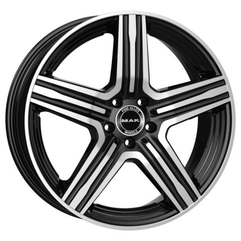 MAK Lewis Black Mirror 9x20 5x112 ET33 CB66,6 R14 1050 kg F9020EWBM33WSY