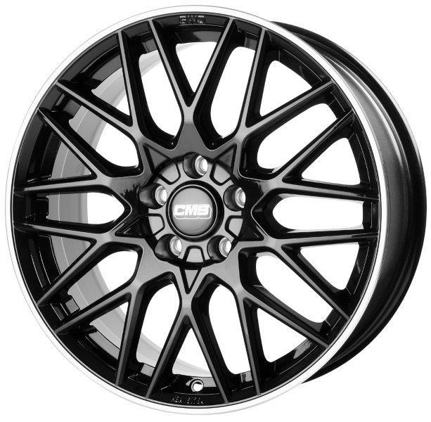 CMS C25 Diamond Rim Black Gloss 8x18 5x114.3 ET47 CB67,2 60° C25 808 47 10 DRB