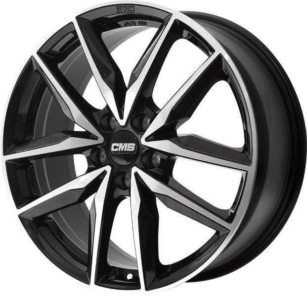 CMS C28 Diamond Black Gloss 7,5x18 5x112 ET48 CB57,1 R13 740 kg C28 758 48 60S DB