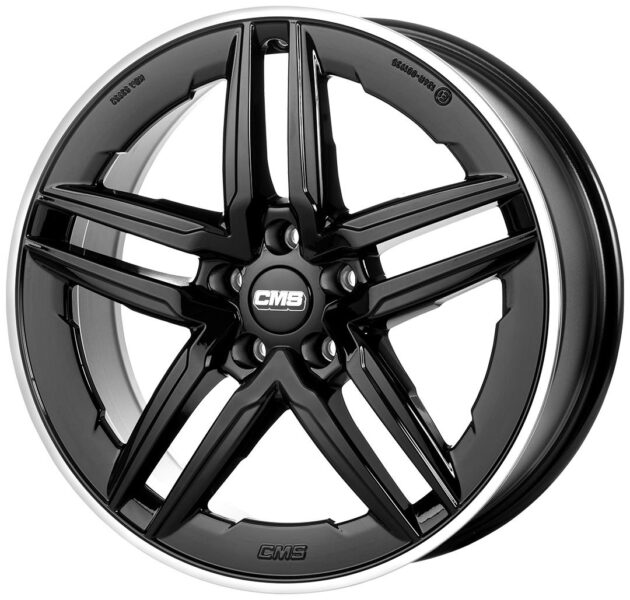 CMS C29-AERO Diamond Rim Black Gloss 9,5x19 5x114.3 ET45 CB64,1 60° 1000 kg C29 959 45 64S DRB TE