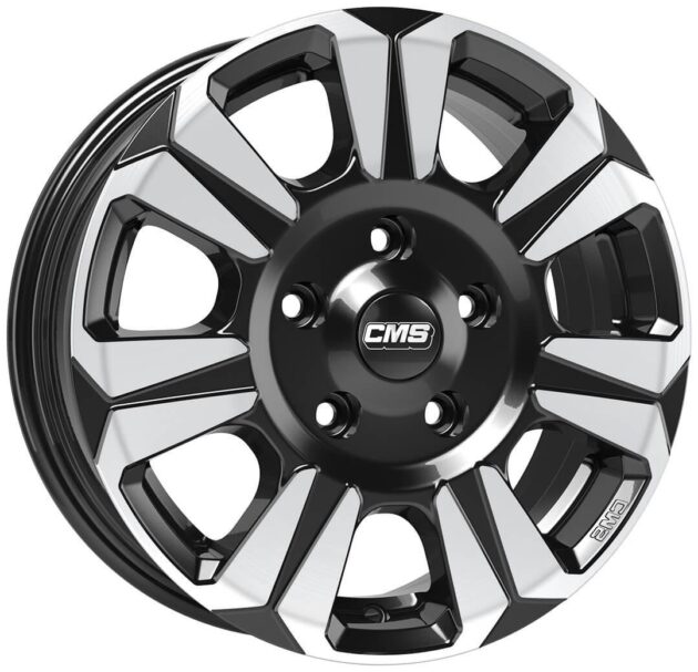 CMS C31 Diamond Black Gloss 6,5x17 5x130 ET60 CB89,1 60° 1150 kg C31 657 60 73 DB