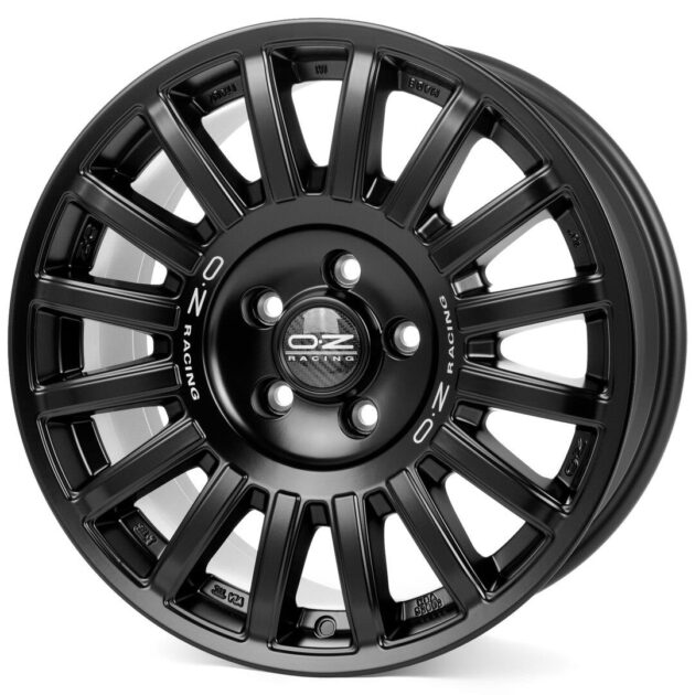 OZ Racing Rally Raid Matt Black Silver Lettering 8,5x18 6x139.7 ET35 CB106,0 60° 790 kg W01C01105R9