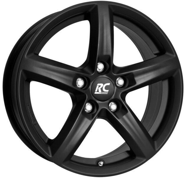 RC Design RC24 Schwarz Klar Matt (SKM) 6,5x16 5x112 ET43 CB57,1 R13 710 kg 302923