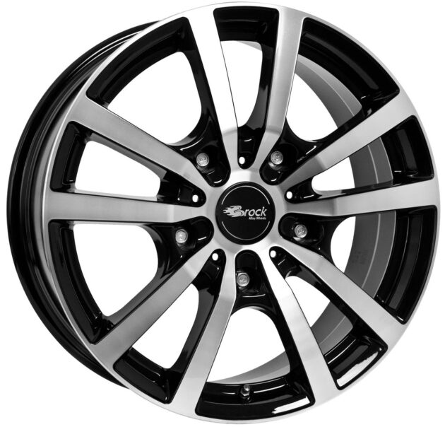 RC Design RC25T Schwarz Glanz Voll-Poliert (SGVP) 6,5x16 5x112 ET52 CB66,6 R14 880 kg 339974