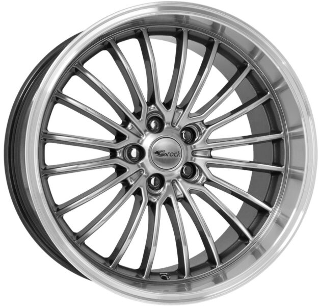 Brock B24GP Chromsilber Horn-Poliert (CSSHP) 10,5x20 5x130 ET45 CB71,6 R14 680 kg 454527