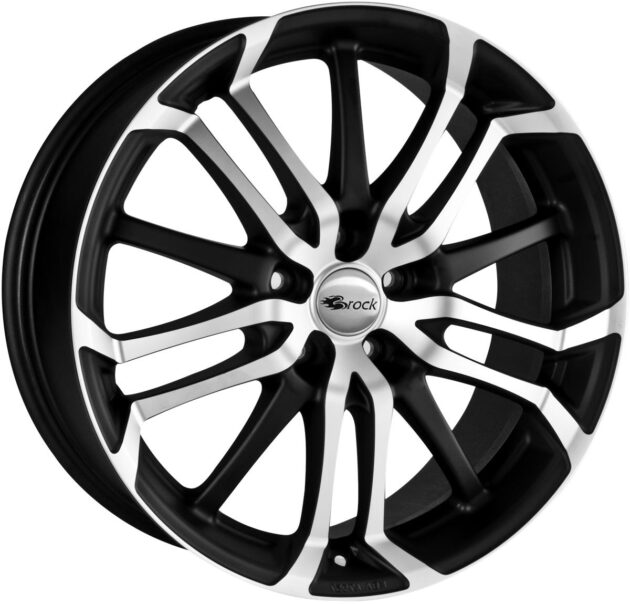 Brock B26 Schwarz Matt Voll-Poliert (SMVP) 8,5x19 5x114.3 ET48 CB72,6 60° 850 kg 499252