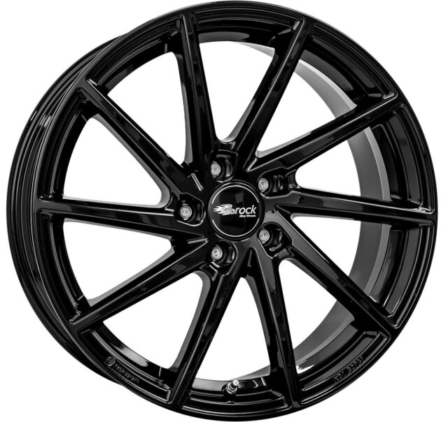 Brock B37 Schwarz Glanz (SG) 8,5x19 5x114.3 ET45 CB72,6 60° 780 kg 352188