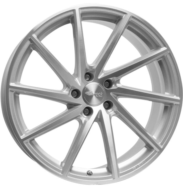 Brock B37 Kristallsilber Voll-Poliert (KSVP) 8x18 5x112 ET48 CB66,6 R14 780 kg 310386