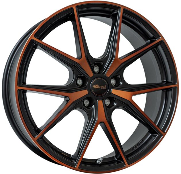 Brock B40 Black Orange Matt (BOM) 8x19 5x112 ET50 CB57,1 R13 800 kg 343261