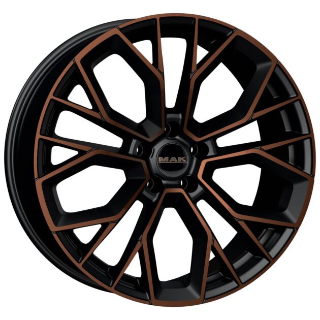 MAK Stilo Black & Bronze 8,5x21 5x114.3 ET40 CB76,0 60° 860 kg F8521TSBB40FF