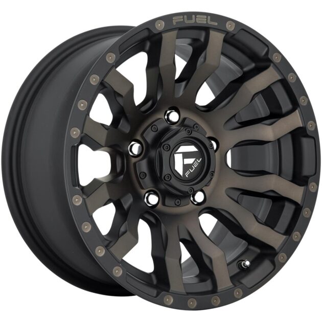 Fuel D674 Blitz Matte Black Double Dark Tint 10x22 6x139.7 ET-18 CB106,0 60° 1133 kg D67422008447