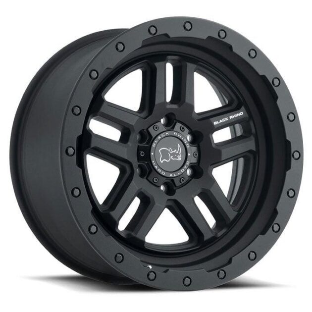 Black Rhino Barstow Textured Matte Black 9,5x20 5x127 ET-18 CB71,5 60° 1020 kg 2095BTW-85127M71