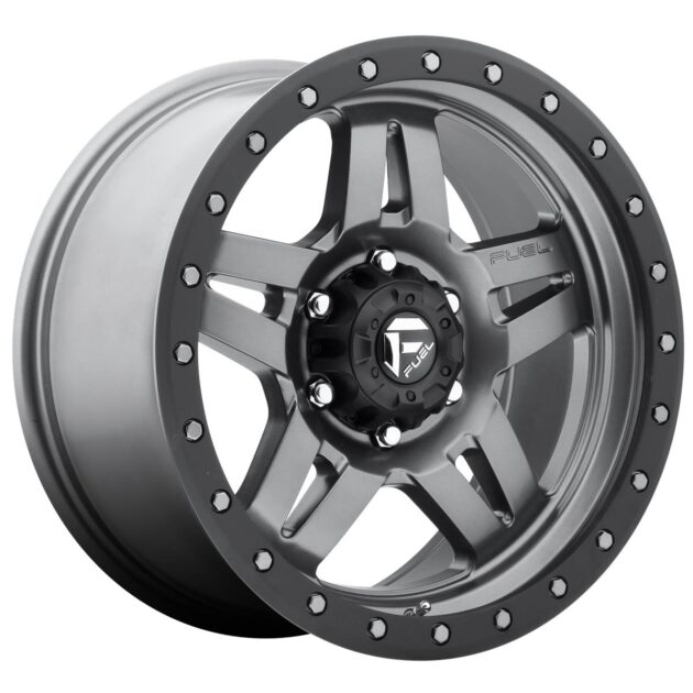 Fuel D558 Anza Matte Gun Metal Black Bead Ring 8,5x17 5x127 ET-6 CB78,1 60° 1133 kg D55817857345