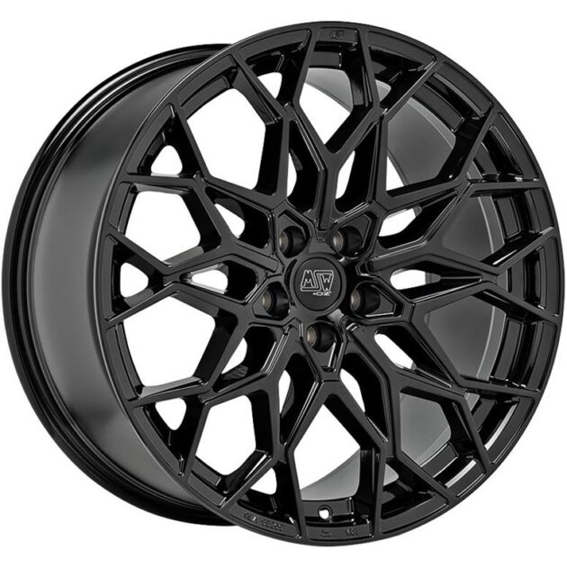 MSW 51 Gloss Black 10x20 5x112 ET19 CB73,0 60° 1050 kg W19431500C5