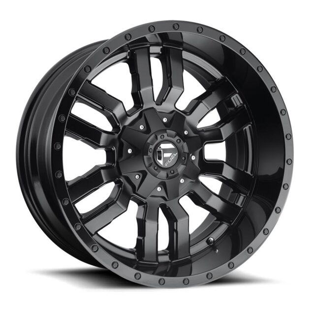 Fuel D596 Sledge Matte Black Gloss Black Lip 9x20 5x114.3 ET35 CB72,6 (PCD2: 5x120) 60° 1133 kg D59620905263