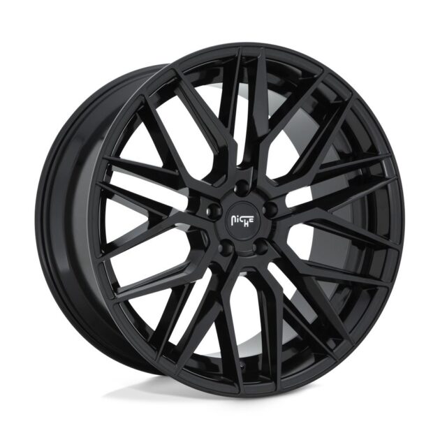 Niche M224 Gamma Gloss Black 10x24 5x130 ET35 CB84,1 60° 952 kg M224240046+35