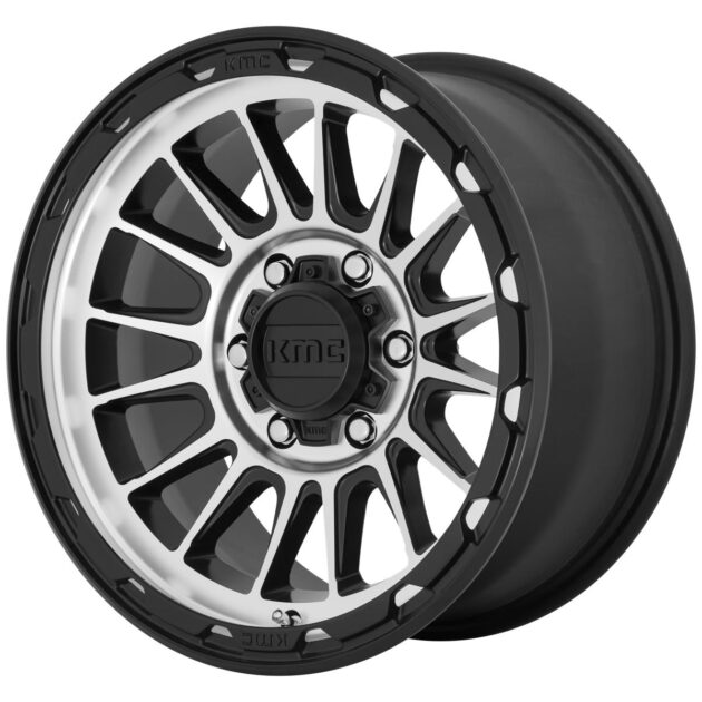 KMC KM542 Impact Satin Black Machined 7x16 5x110 ET30 CB72,6 60° 861 kg KM54267042530