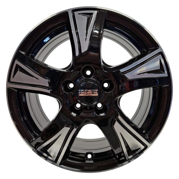 Fondmetal PRO1 Glossy Black Machined 7x17 5x114.3 ET45 CB66,1 60° 1000 kg RF19467