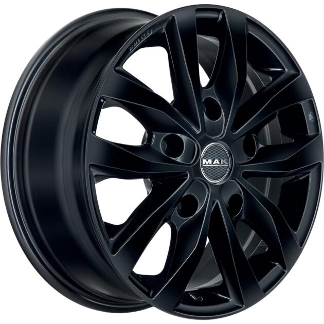 MAK Load 5 Gloss Black 6,5x16 5x130 ET50 CB89,1 (fits M16) 60° 1050 kg F65605DGB50KT